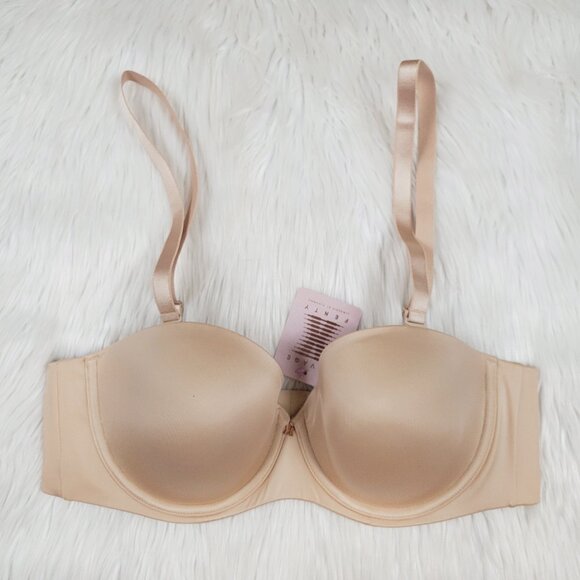 New Savage X Fenty Bra 40C Nude Convertible Strapless NWT Lingerie by Rhianna - Picture 1 of 14